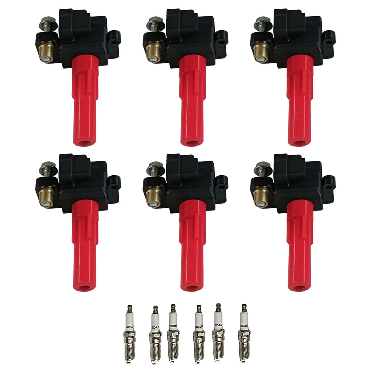 Set of 6 Ignition Coils & Iridium Spark Plugs for Subaru Outback Legacy Tribeca