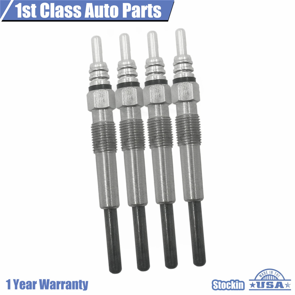 Set of 4 Diesel Glow Plugs for VW Jetta Golf Audi 1.9T 2.5T TDI (1Z AHU ALH)