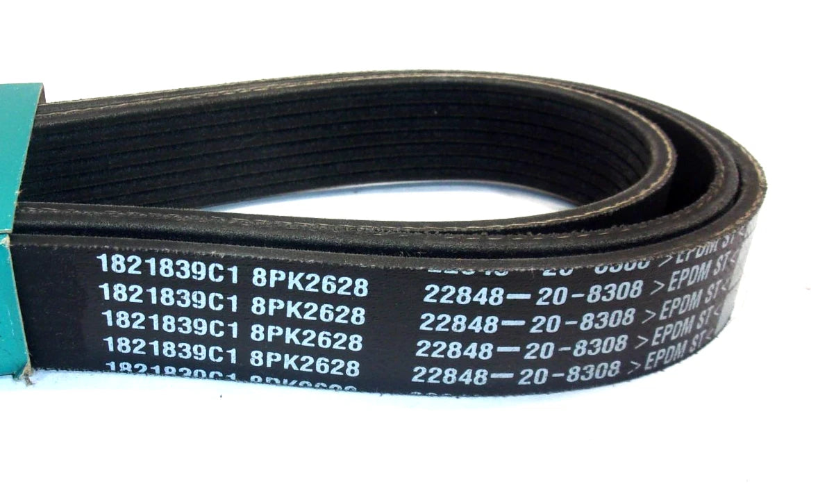 Serpentine V-Belt 8PK2628 for International (1821839C1, K081035, 4081035)