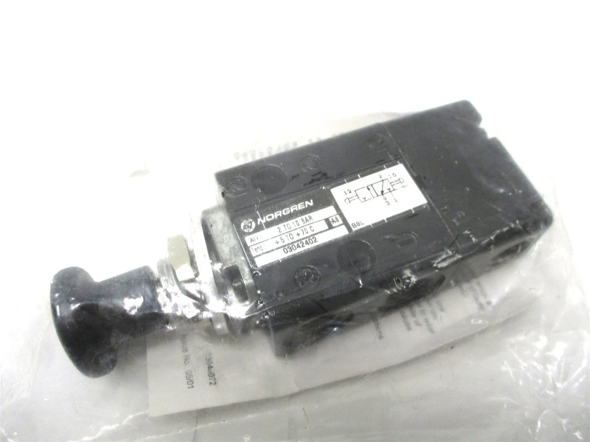 Norgren Super X 3/2 Manually Actuated Valve N.C. 304 Series for