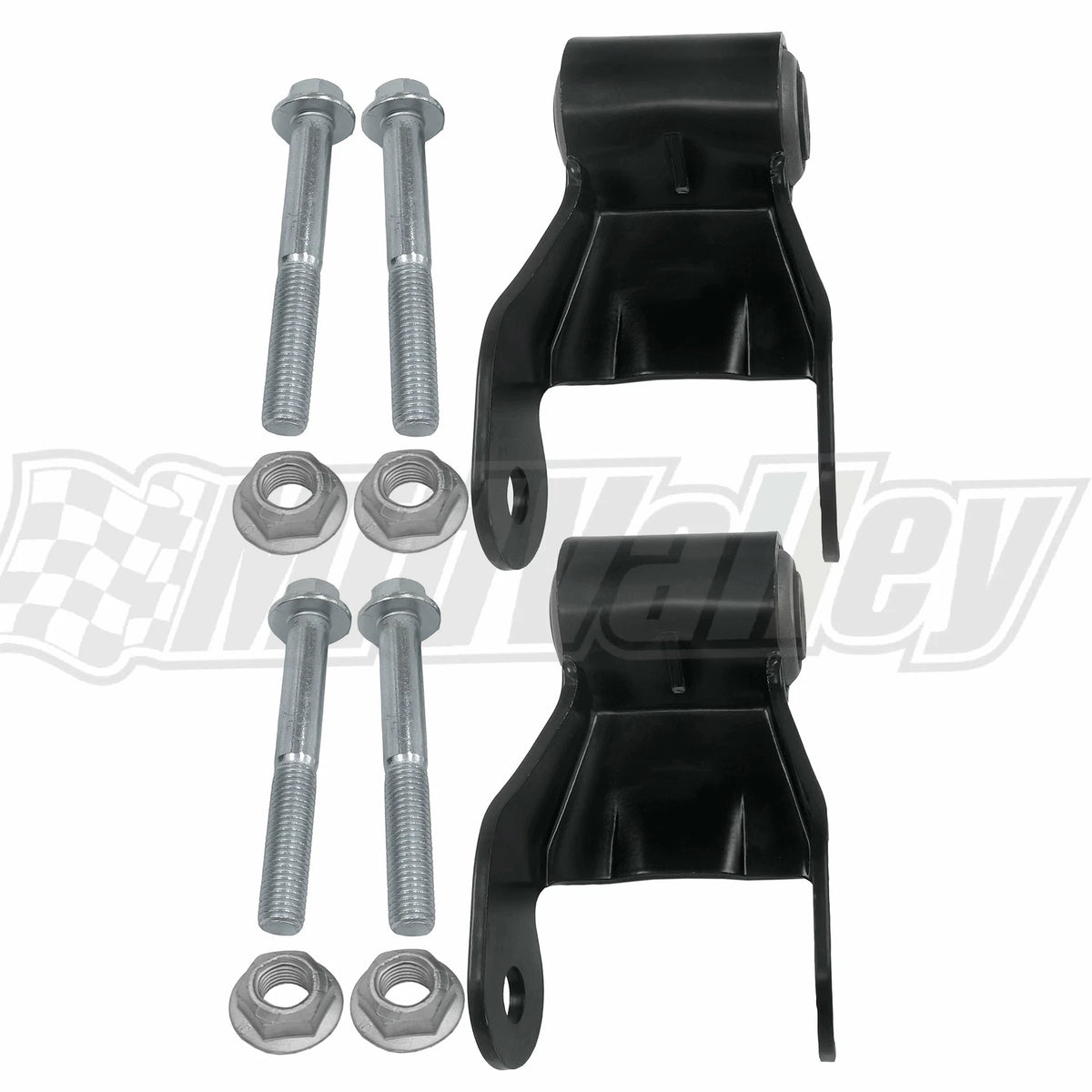 Pair of Rear Leaf Spring Shackle Kit for Dodge Ram 1500 2500 (1994–2001)
