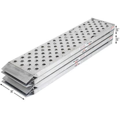 2X Aluminum 10' Arched Folding UTV Ramps for UTV (MF2-12014-EZ)