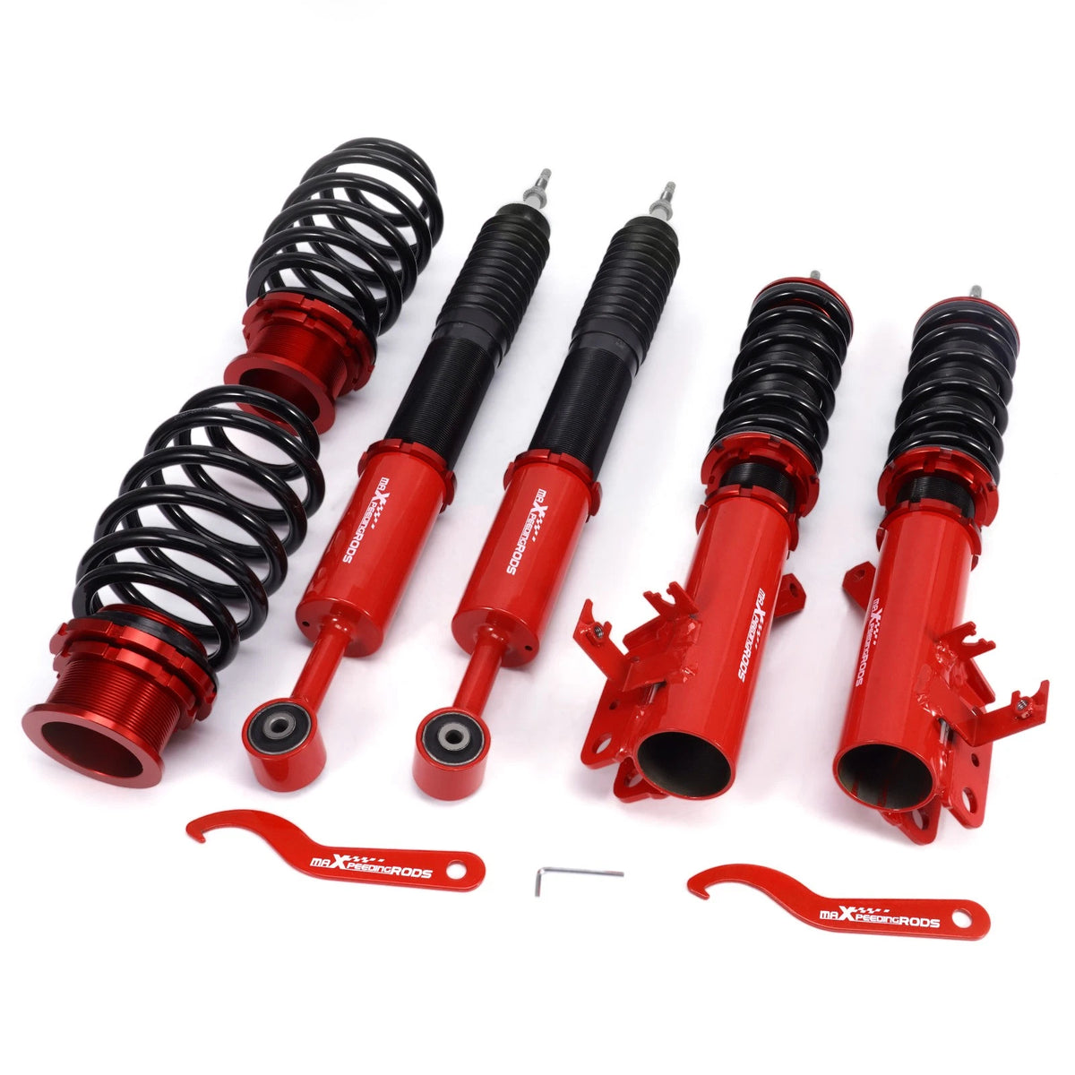 24 Way Adjustable Coilovers Suspension Shock Kit for Honda Fit (2009–2013)