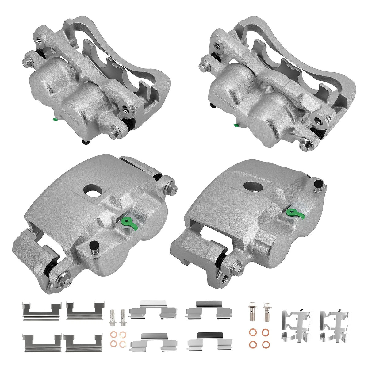 Front Rear Disc Brake Caliper Kit 18B4730 for Cadillac DeVille DTS (2003–2011)