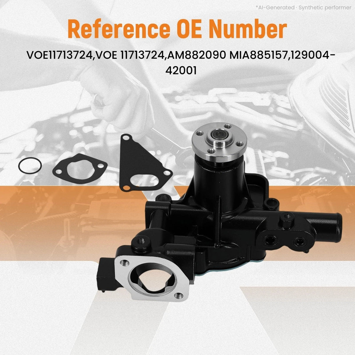 Water Pump for Volvo EC35 ECR38 Excavator (VOE11713724 129508-42001 129004-42001)