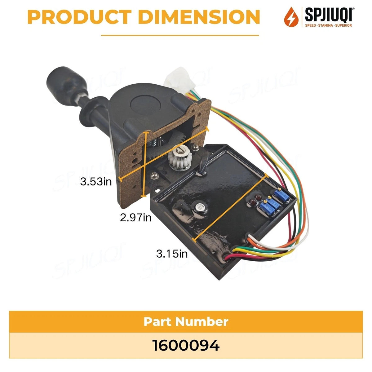 6-Pin Joystick Controller 1600094 for JLG 70H 80H 80HX 80HX+6 86HX (–)