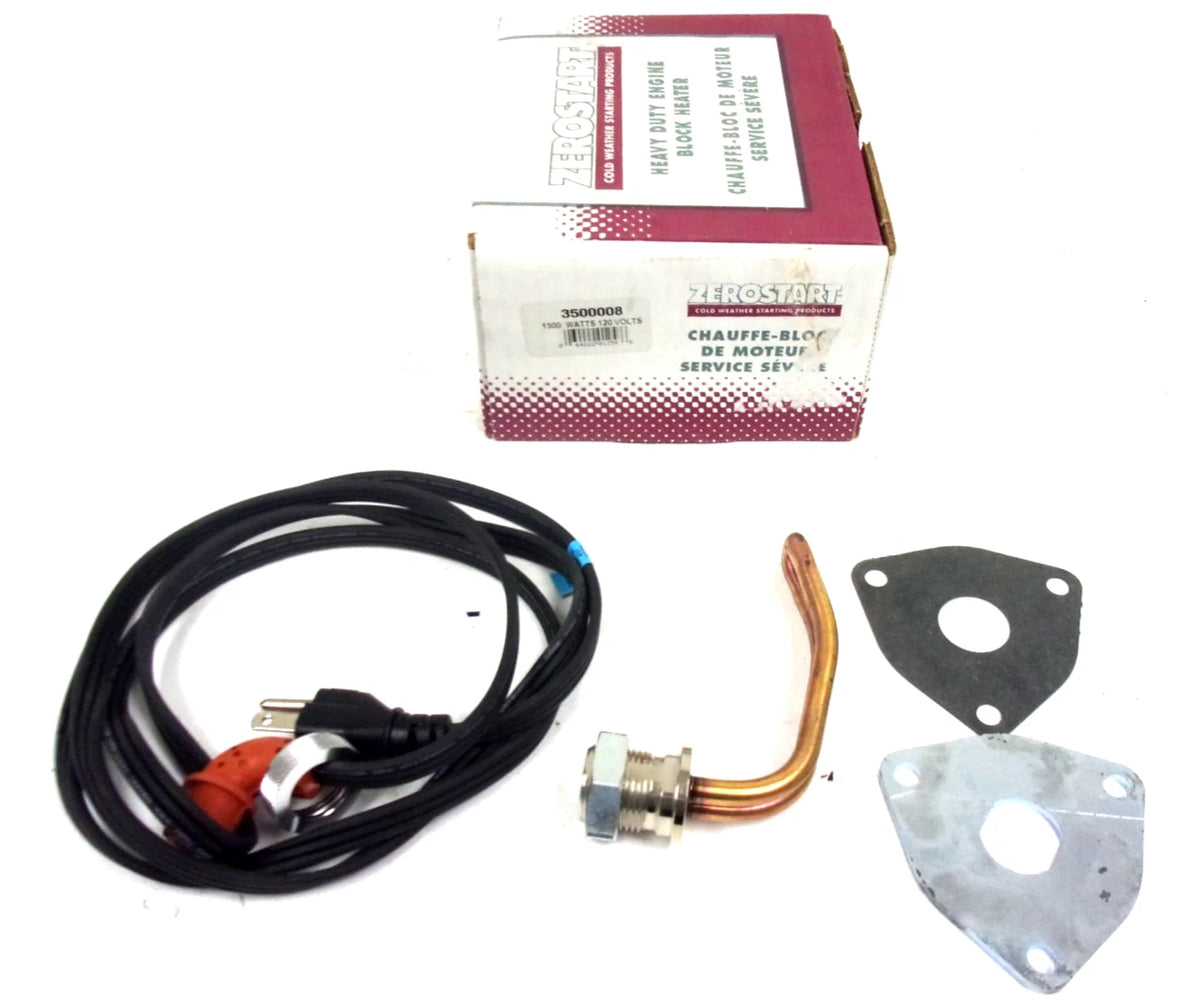 Engine Block Heater Kit for Detroit Diesel 55 Series (120V 1500W) 350-0008