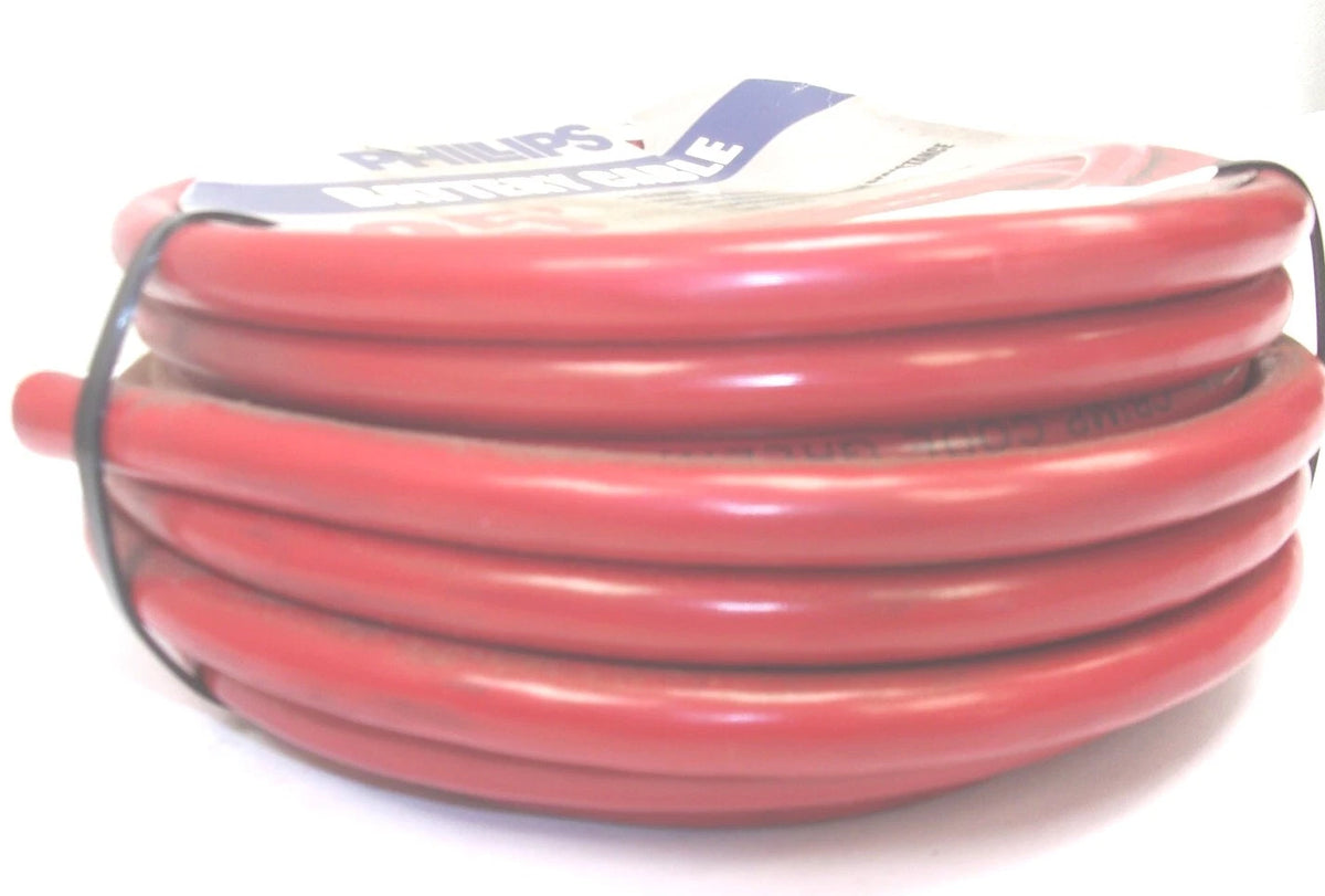 2X 25' 2-Gauge Red Stranded Battery Cable for SAE J1127