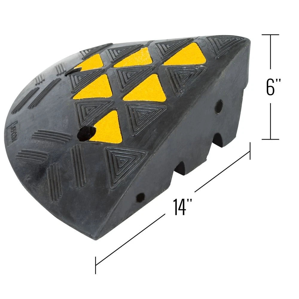 6" High Curb Ramp for Guardian (60000 lb, Rubber, KR36R-DK)
