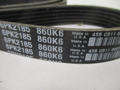 Serpentine Belt 6PK2185 for TRP (K080860HD, 4080860, 5080860)