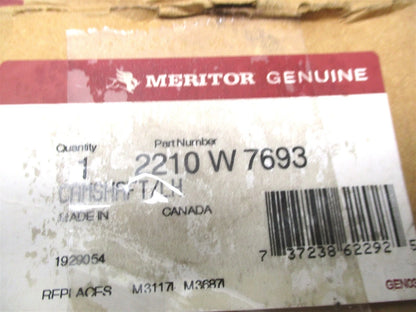 Genuine Meritor Left Hand Brake Camshaft 28 Spline 1.5" for