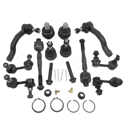 Set of 12 Front & Rear Suspension Kit Tie Rod Ends for Nissan Pathfinder (2005–2012)