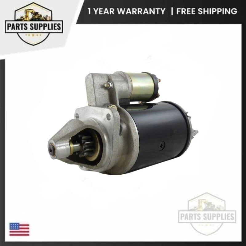 Starter 12V for Massey Ferguson MF-261 MF-270 MF-271 MF-281 MF-283 (Fits 3763362M91)