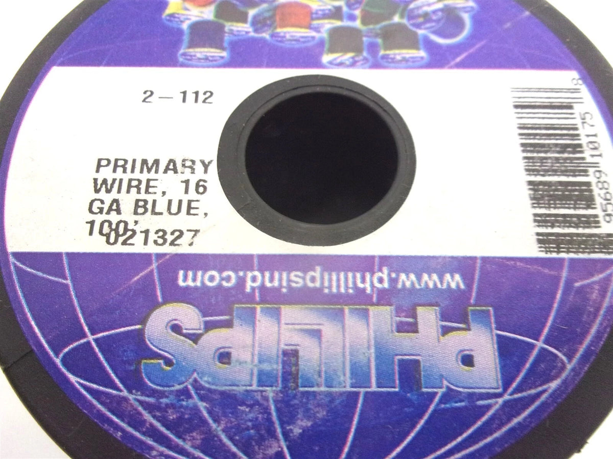 2X 16 Gauge Blue Primary Wire Spool for SAE Type GPT (100')