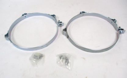 Set of 2 Heavy Duty 10" Diameter Mounting Bracket Kit for Automotive