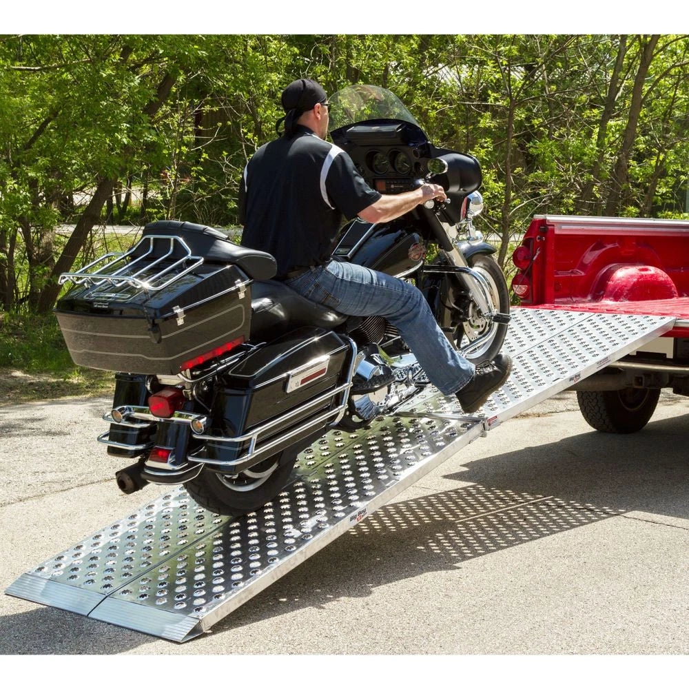 12' Motorcycle Ramp for Truck (3,000 lb Cap) Big Boy EZ Rizer™