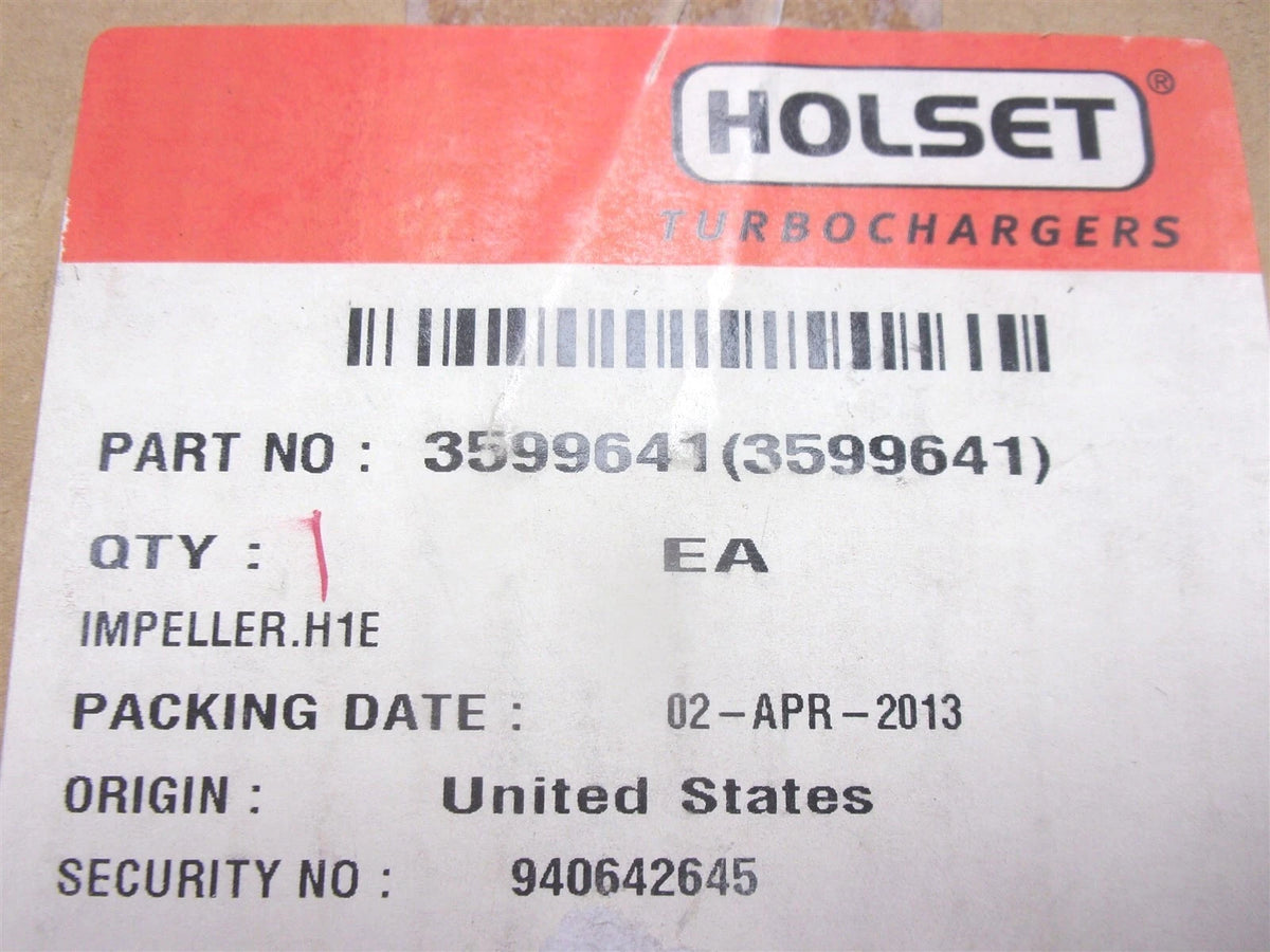 Holset Turbo Compressor Wheel for 4BTA (H1C H1E)