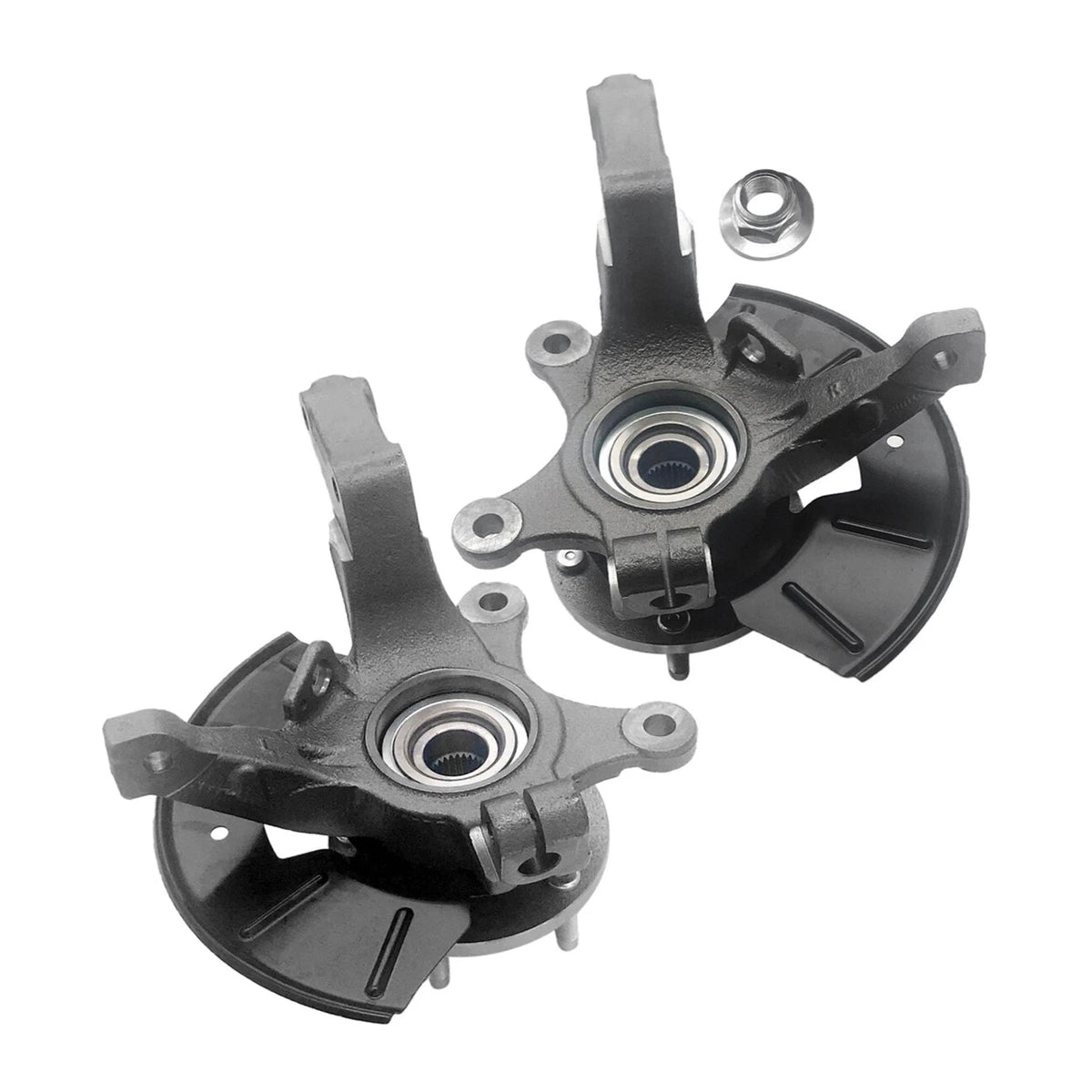 2X Front Wheel Hub Bearing & Steering Knuckle Assembly for Ford Mazda Mercury