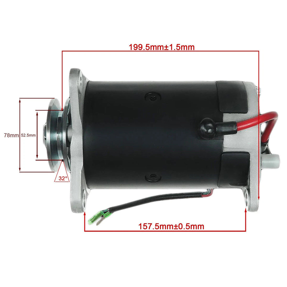 Starter for Yamaha G9AJ (1993) J38-81100-10-00 J38-81100-11-00