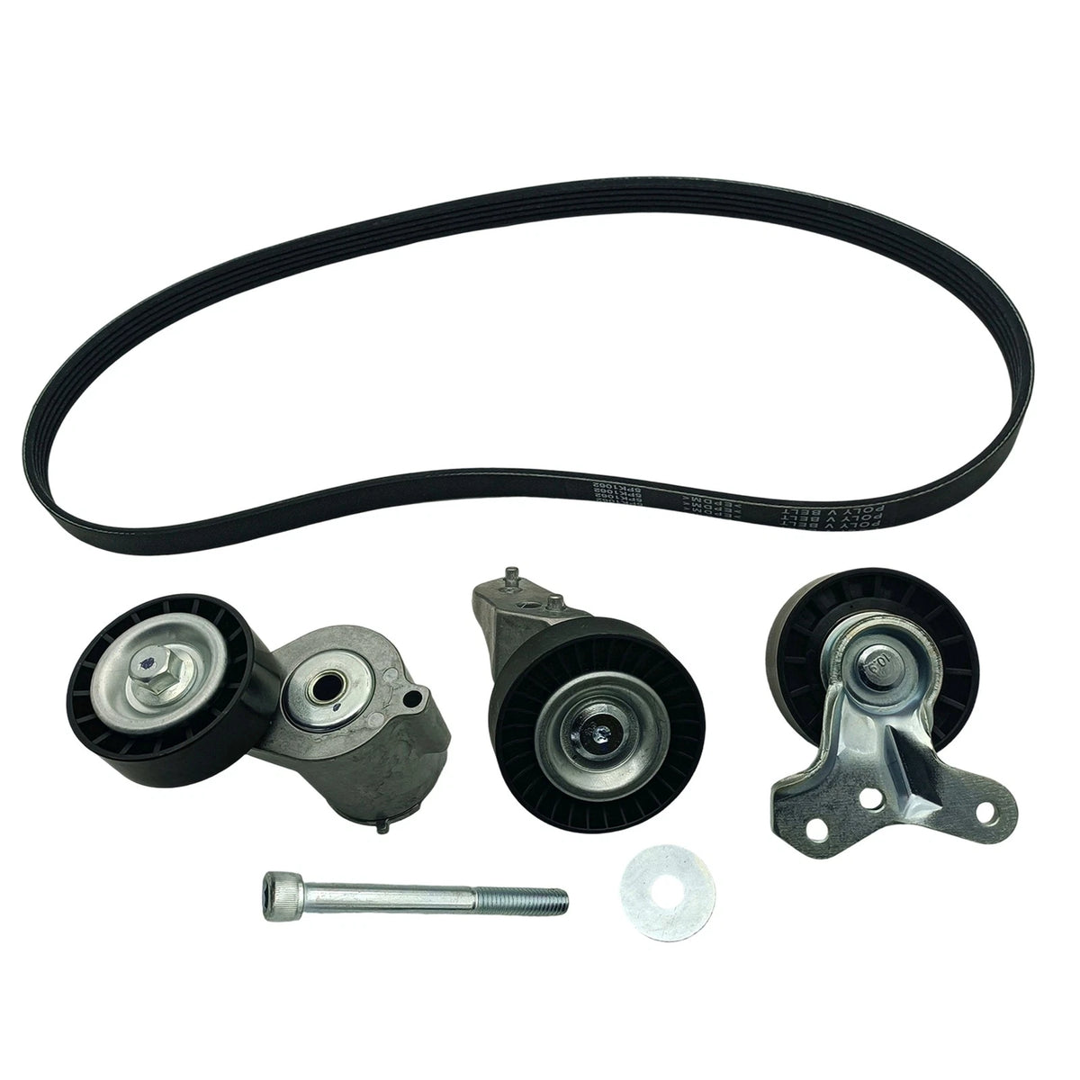 Serpentine Belt Drive Component Kit for Volkswagen Golf Jetta Rabbit Audi TT (2006–2014)