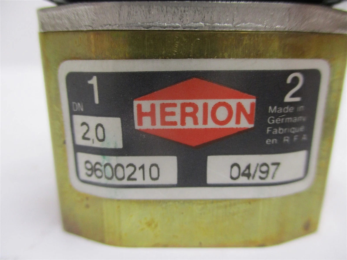 Solenoid Valve for Herion/Norgren 9600210 +0246 Coil 24V 7VA