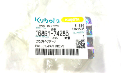 Fan Drive Pulley for Kubota D722 D902 DF72 (OEM 16861-74285)