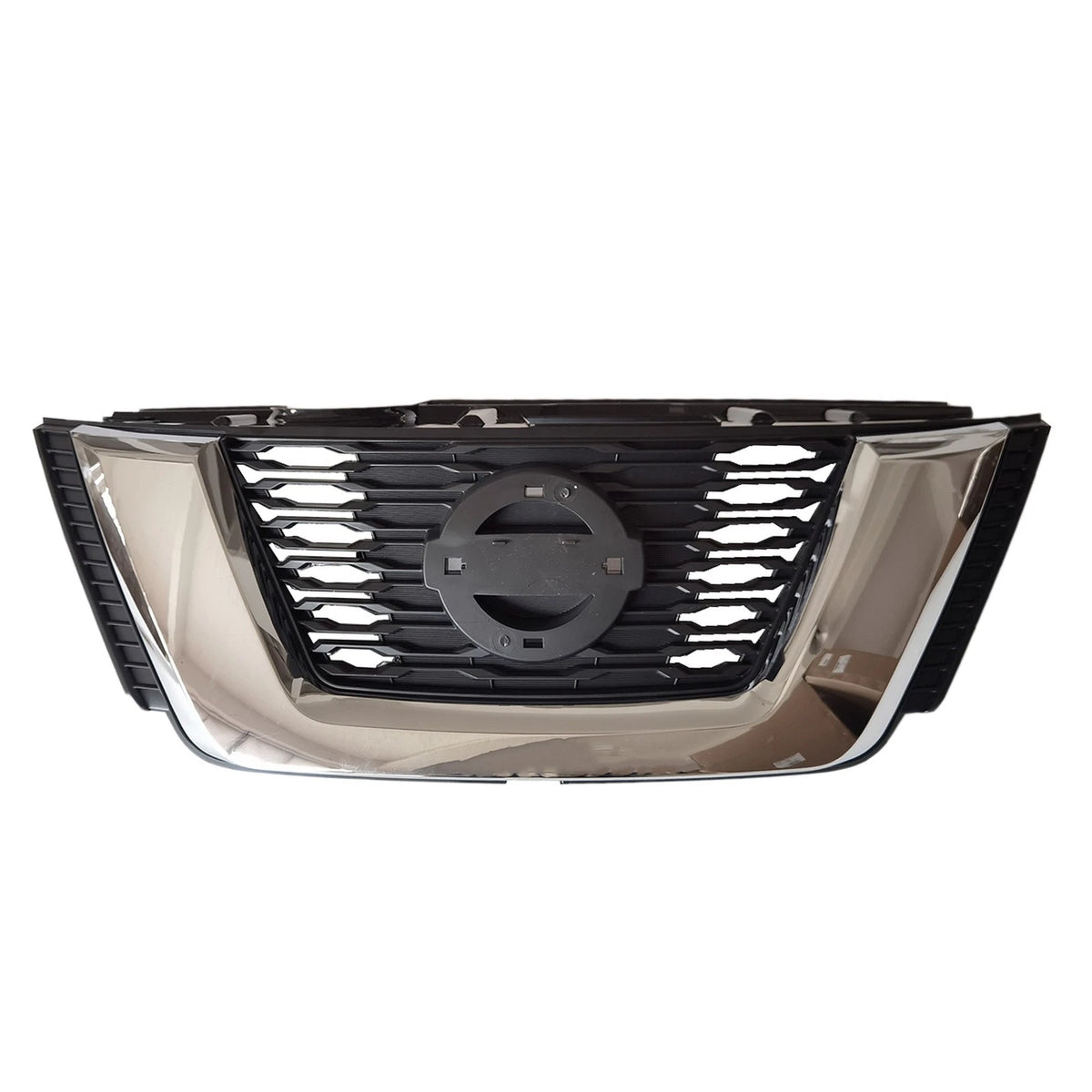 Chrome Front Upper Bumper Grille for Nissan Rogue (2017–2020) NI1200281
