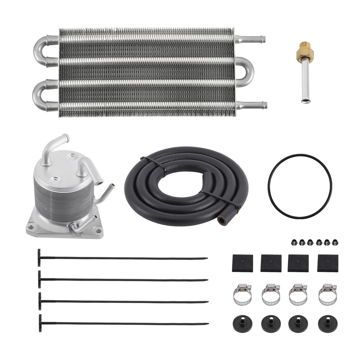 Aluminum CVT Transmission Cooler for Nissan Rogue (2008–2013) 2.5L 6AN