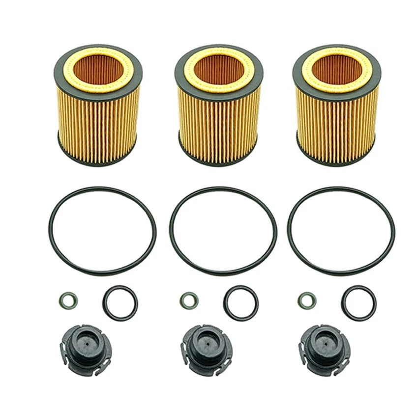 3X Engine Oil Filter WIX WL7509 for BMW F30 F34 F10 E84 F32 F36 F22 E89 (2012–2019)