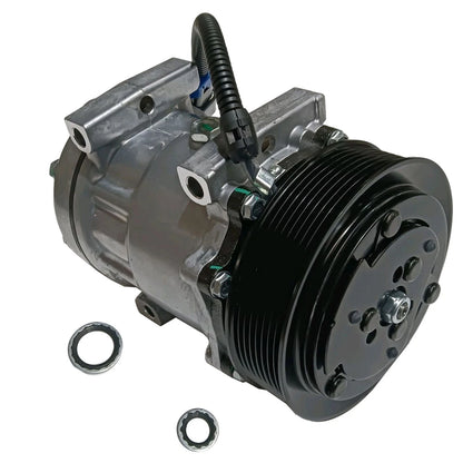 A/C Compressor w/ Clutch 8-Groove for Kenworth T660 T680 T880 (2010–2023)