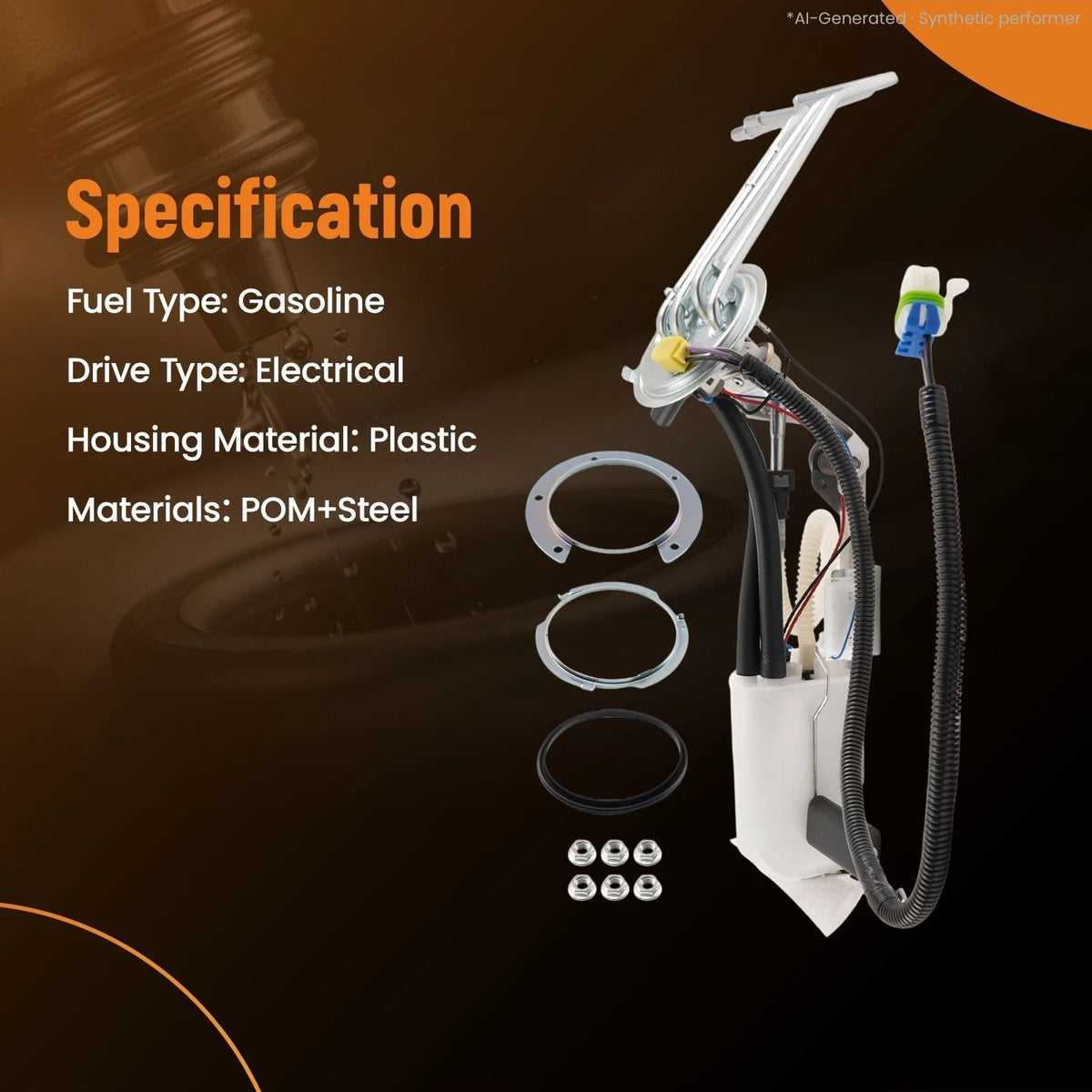 Electric Fuel Pump Module Assembly for Chevrolet Camaro (1993–1995) 3.4L 3.8L V6
