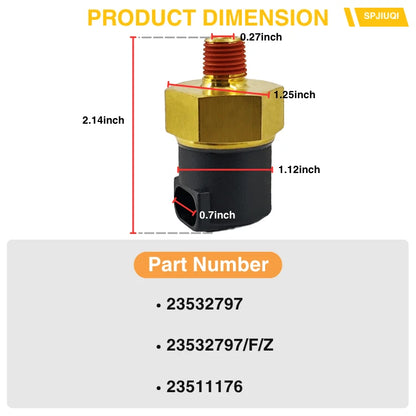Oil Pressure Sensor Sender 23532797 for Detroit Diesel Series 50 60 (1995–2007)