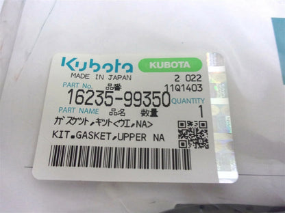 Upper Gasket Kit for Kubota (16235-99350)