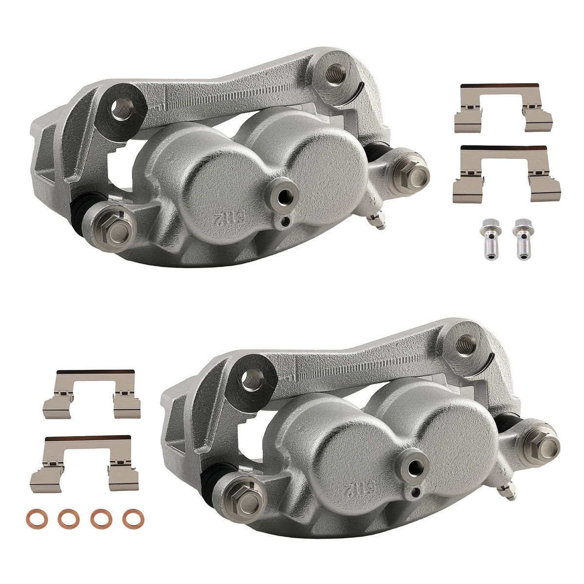 Set of 2 Front Left & Right Brake Calipers for INFINITI QX56 (2007–2013) QX80 (2014–2023) 19-B3339