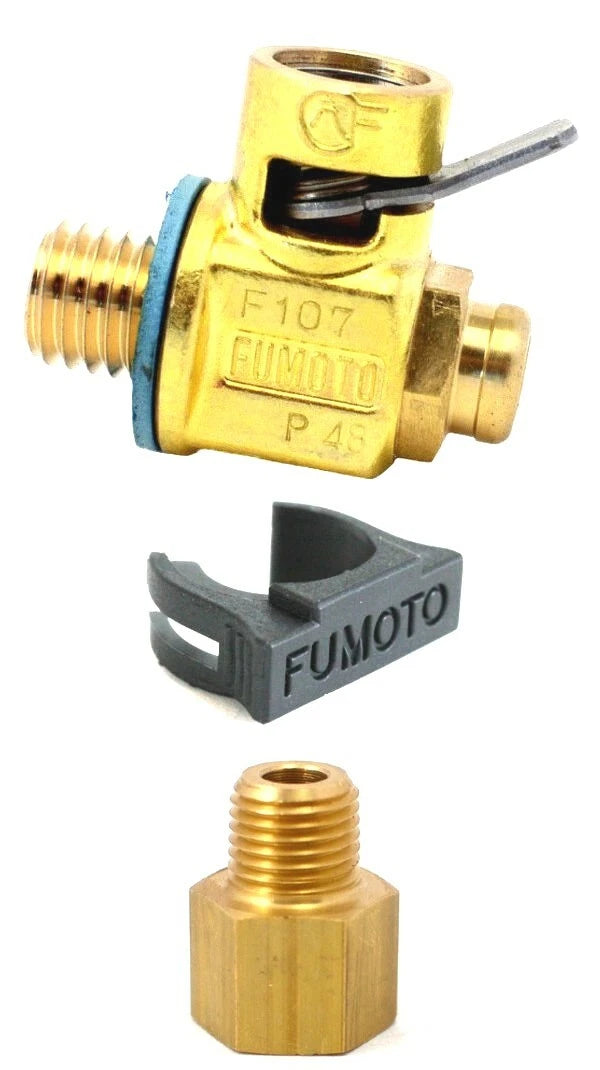 Fumoto F107N Quick Oil Drain Valve with ADP710 for M12-1.75 (NPT Adapter)
