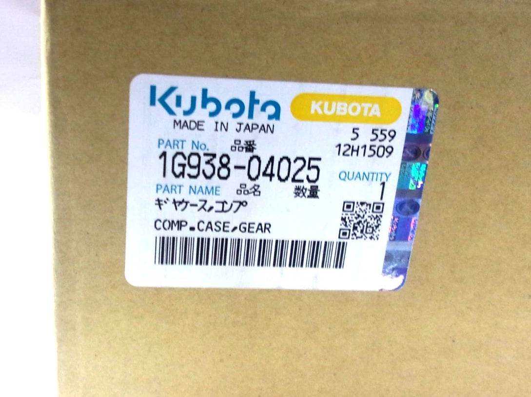 Complete Gear Case for Kubota (1G938-04025, 1G938-04024, 7001682)