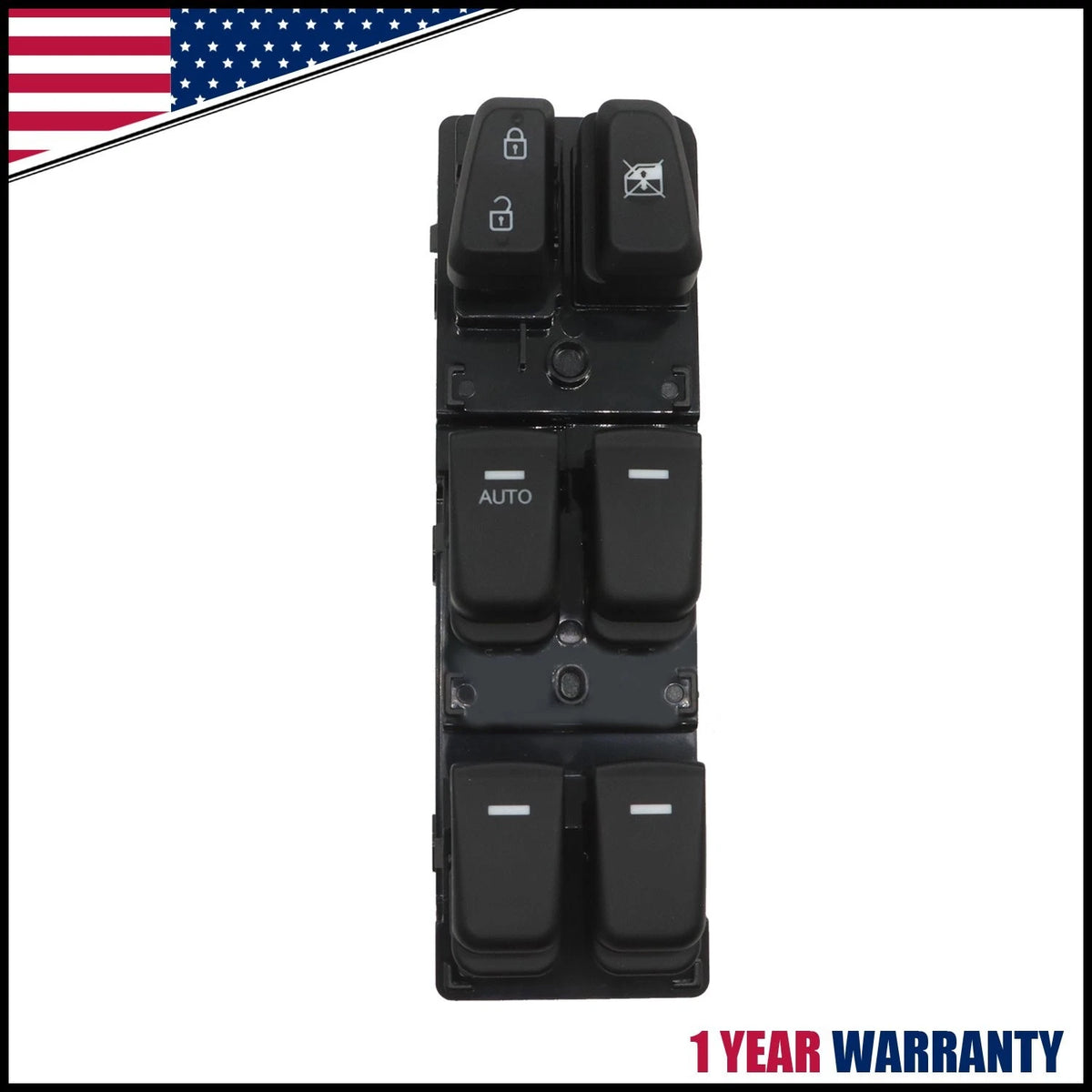 Front Driver Side Master Power Window Switch for Hyundai Sonata (2011–2015)