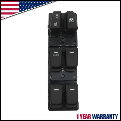 Front Driver Side Master Power Window Switch for Hyundai Sonata (2011–2015)