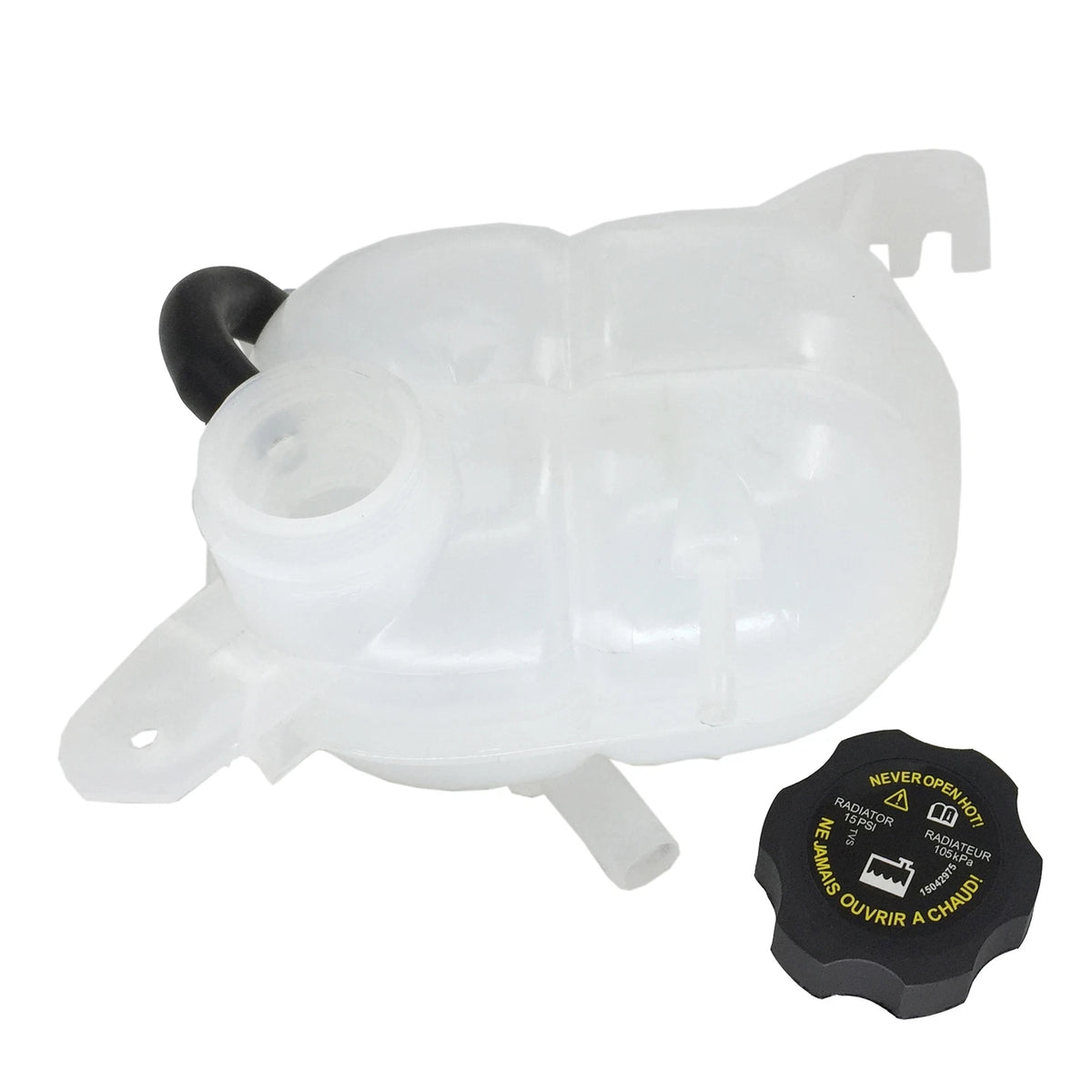Radiator Coolant Overflow Bottle Reservoir Tank W/Cap for Saturn Pontiac (2003–2007) 603-097