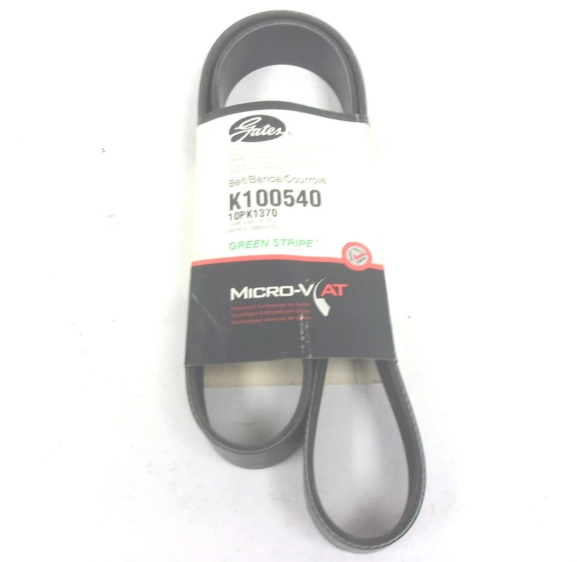 Gates Serpentine Micro-V Belt 10PK1370 for K100540 (54.5" x 1.375")