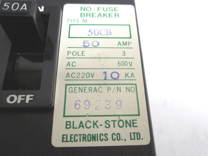 Circuit Breaker 50A 3-Pole for Generac (600V)