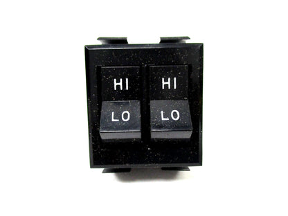 Set of 2 Dual Hi-Off-Lo Wide Body Rocker Switches for Cole Hersee