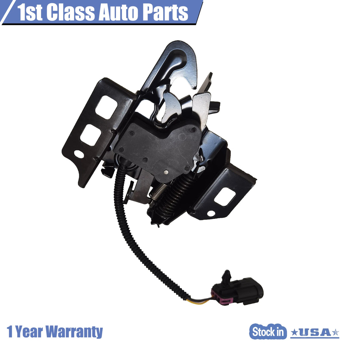 Hood Latch Lock Assembly for Cadillac Escalade, Chevrolet Impala, Malibu (2000–2023)