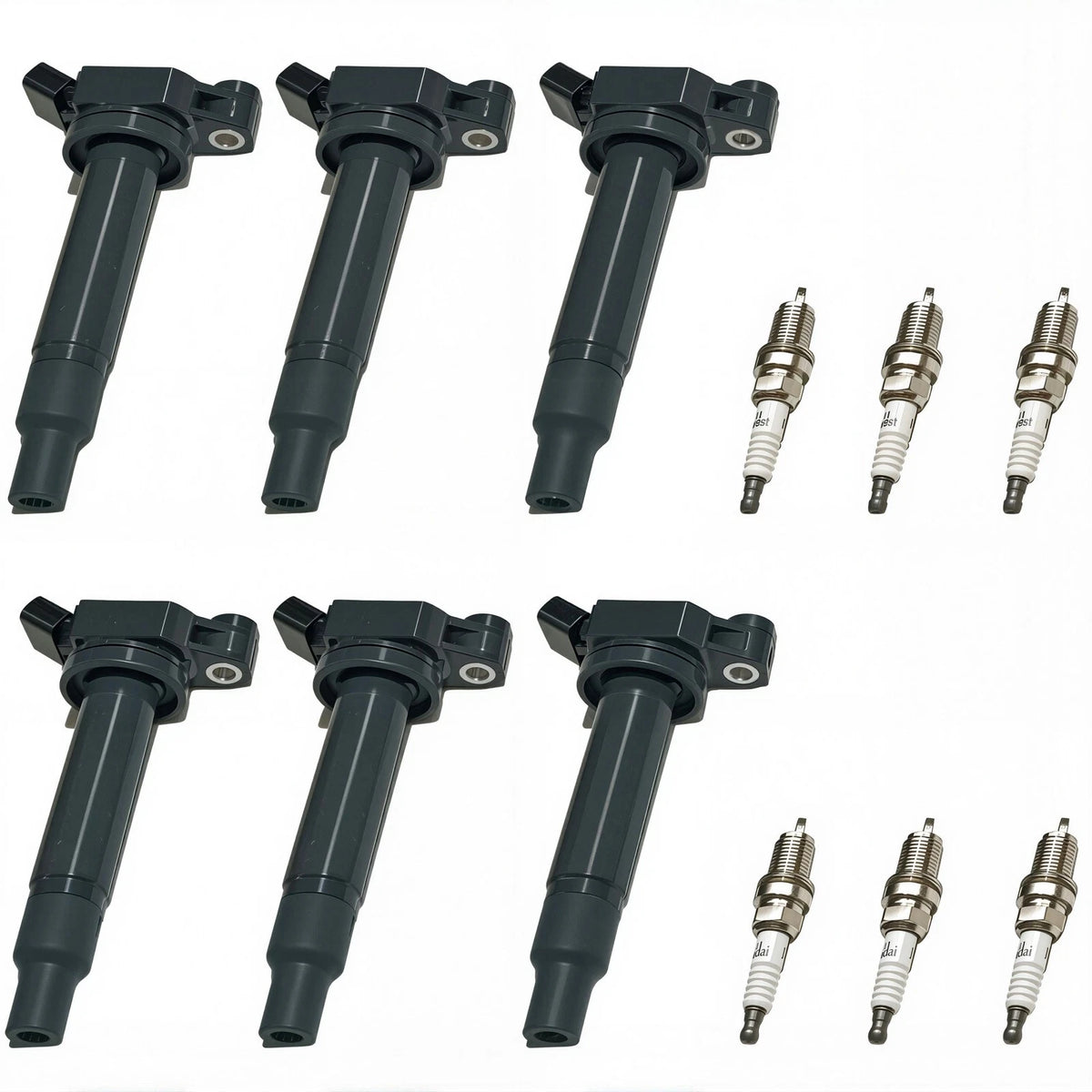6X Ignition Coil & 6X Spark Plug for Toyota Sienna (2001–2006) UF267