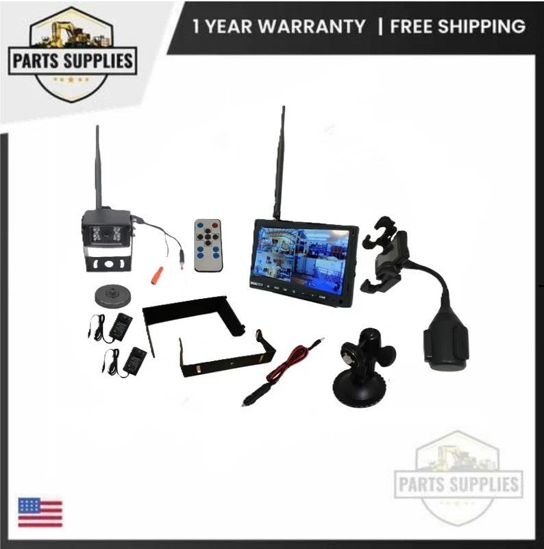 7" Wireless Camera Kit for Agricultural & Construction Applications