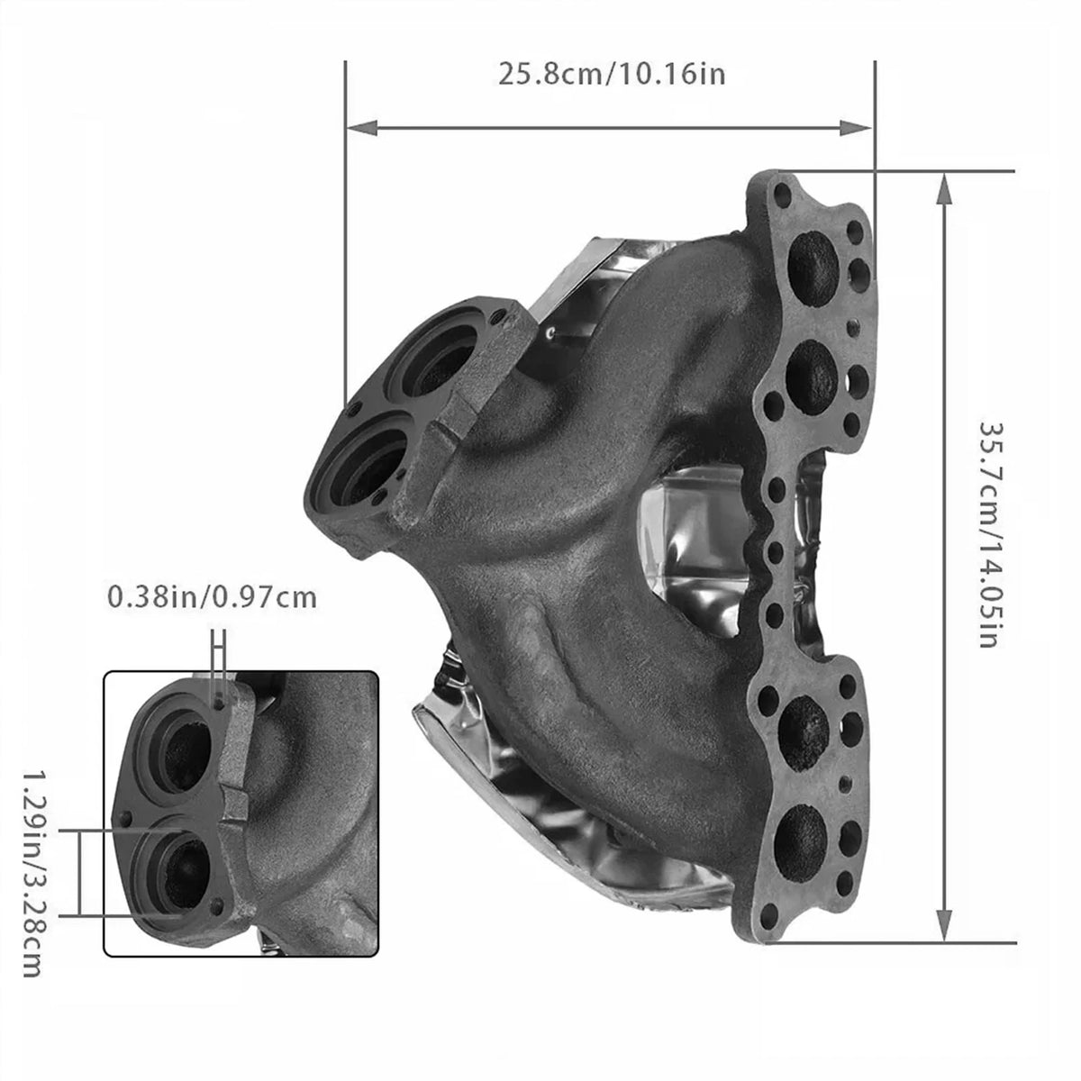 Exhaust Manifold w/ Gasket for Toyota 4Runner Celica Pickup (1985–1995)