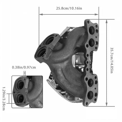 Exhaust Manifold w/ Gasket for Toyota 4Runner Celica Pickup (1985–1995)