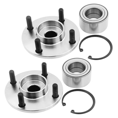 2X Front Wheel Bearings & Hub Kit 518510 for Ford Focus (2000–2011)