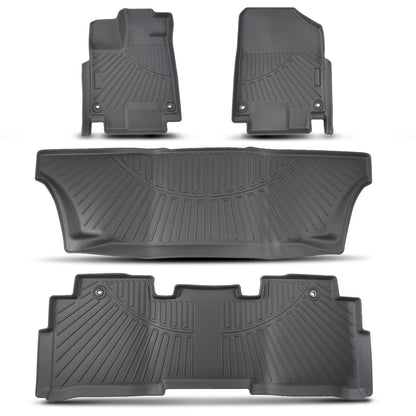 Set of 3 Floor Mats Liners for Honda Odyssey (2018–2025)