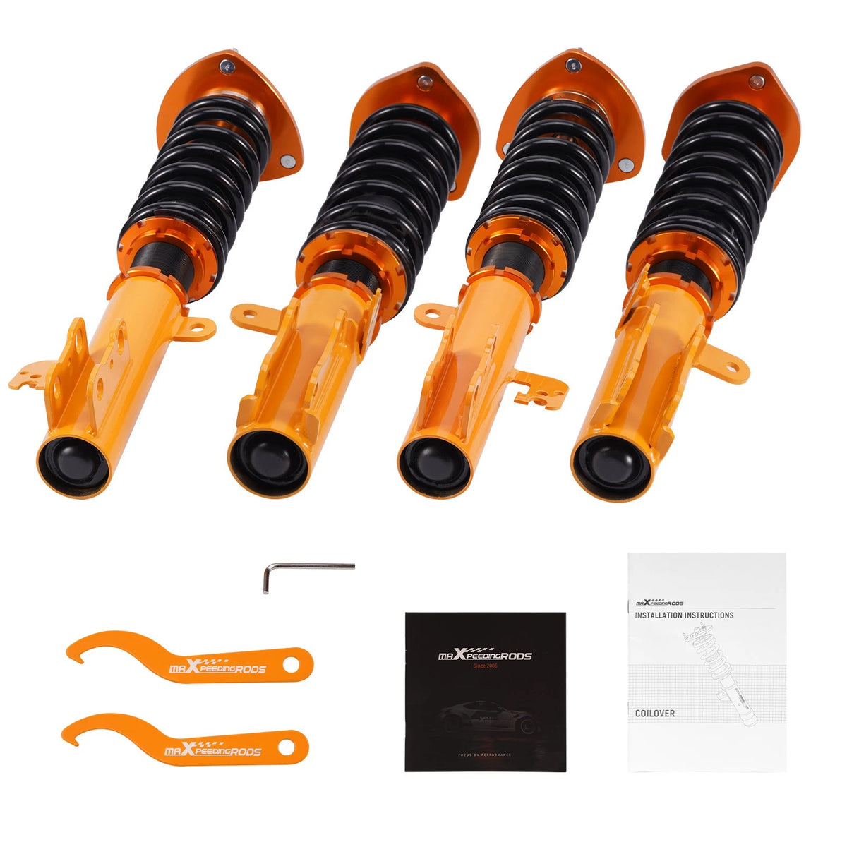 24 Way Adjustable Coilovers Lowering Kit for Toyota Camry SE/LE/XLE (2002–2006)